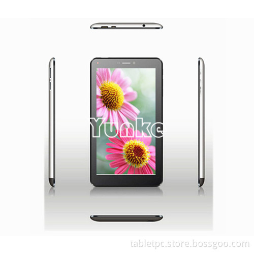 Android 4.2.2 falsh 8gb 1024*600 tablet phone 3g built in a20 7inch dual core dual camera with BT and HDMI
